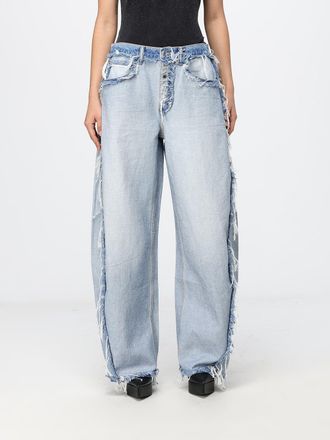 Alexander Wang Jeans Woman color Blue
