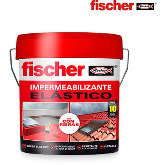 Fischer Impermeabilizante, 4l, Terracota, Con Fibras Fischer 548713