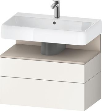 Duravit Qatego Mueble Bajo Lavabo, 1 Extra&iacute;ble Y 1 Caj&oacute;n, - Duravit