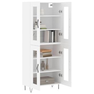 Berkfield Home Highboard White 69.5x34x180 cm Engineered Wood