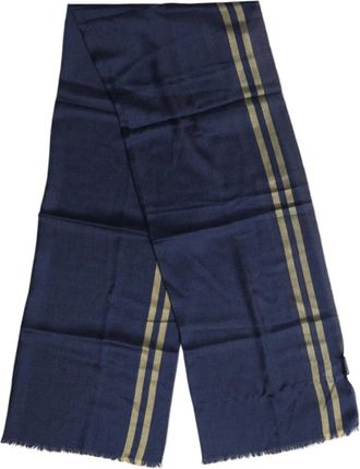 Dolce & Gabbana Blauwe Cashmere Nekwarmer Wrap Sjaal - unisex - Sjaals - Blauw - ONE Size - Katoen - Accessoires