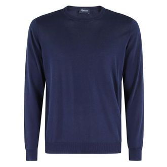 Drumohr Maglione Girocollo - - Knitwear - Uomo - Blu - M