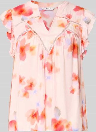 Mbym mbyM Blusentop aus Viskose mit V-Ausschnitt Modell Mirava in Hellrosa, Gr&ouml;&szlig;e XL