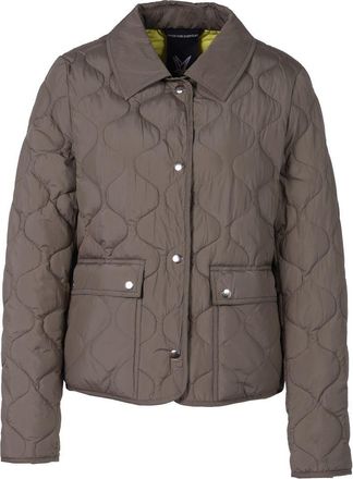Fuchs Schmitt Steppjacke FUCHS SCHMITT, Damen, Gr. 36, schilf, Web, Obermaterial: 100% Polyester, unifarben, regular fit normal, Rundhals, eingefasste Kante, Jacken