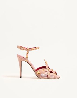 Valentino Garavani Sandalo Studdy In Capretto 100Mm Donna ROSA 35.5