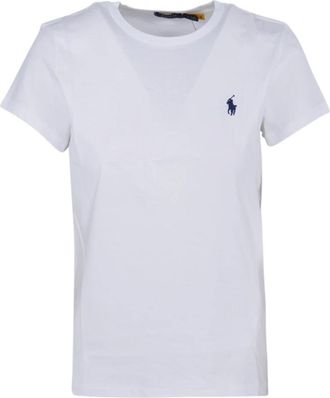 Ralph Lauren T-Shirt - Dames - T-shirts - Wit - L - Denim - Tops