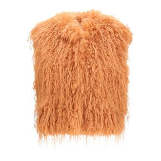 Forte_Forte Gilet in ecopelliccia Eco Mongolia - - Jackets - Donna - Arancione - M
