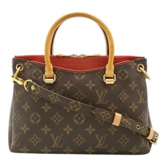 Louis Vuitton Pre-owned Monogram Pallas BB Handtas M41241 - Dames - Pre-owned - Bruin - Maat: ONE Size Leer