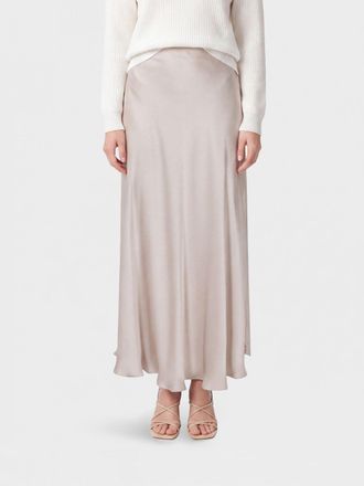 Herno High-Waisted Satin Midi Pencil Skirt