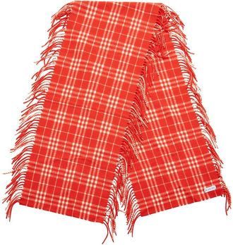Burberry Check Cashmere Scarf (Authentic Pre-Loved)