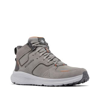 Columbia Mens Benson Mid Hiking Boot, Stratus/Desert Orange, 10.5 Wide