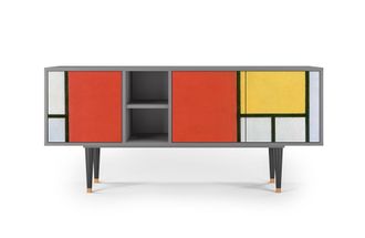 StoryZ Mueble de TV multicolores 3 puertas L 150 cm