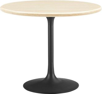 ModWay Lippa 36In Round Artificial Travertine Dining Table