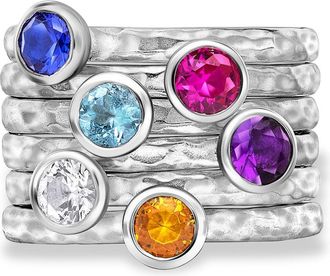 Dower & Hall Carnival Twinkle Stacking Rings