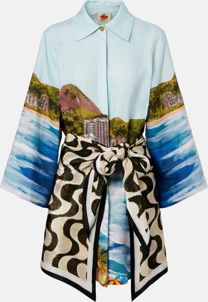 Farm Rio Copacabana linen shirt dress
