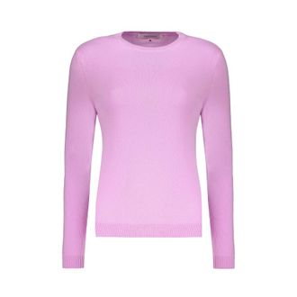 Valentino WomenS Lilac Wool Crewneck Sweater, Size 42