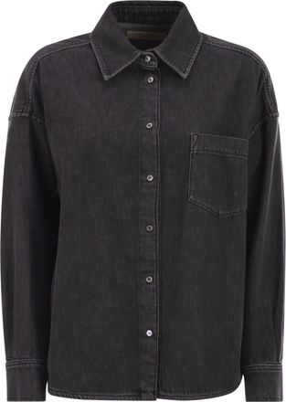 Max Mara Weekend Maxmara Wkdfoggia Baumwoll-Jeanshemd