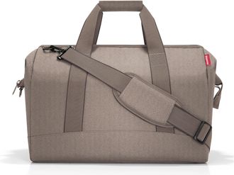 Reisenthel Umh&auml;ngetasche REISENTHEL Allrounder, Damen, Gr. B/H/T: 48cm x 39,5cm x 29cm, hellbraun, Polyester, Taschen Umh&auml;ngetasche
