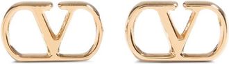 Valentino Garavani Golden VLogo Signature Stud Earrings