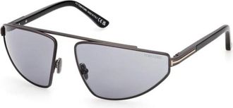 Tom Ford Parker-02 Zonnebril - unisex - Zonnebrillen - Grijs - 64 MM - Accessoires