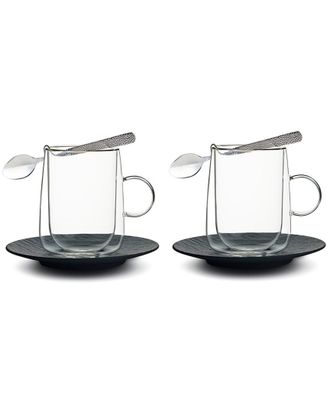 Villeroy & Boch Manufacture Rock Insulated Coffee For Two Set