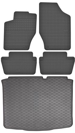 OEM Juego De Alfombrillas De Goma Para Coche Y Maletero Para Citro&euml;n C4 I Hatchback (2004-2010)
