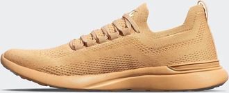 Athletic Propulsion Labs Womens Techloom Breeze Sneaker In Tan Pristine Speckle
