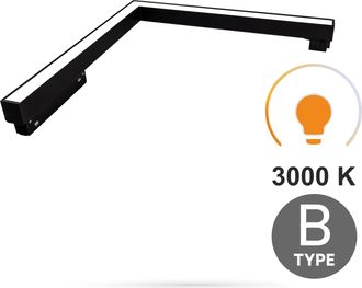 OEM Foco Lineal Led Horizontal Ultron De 16 W, 3000 K, Luz C&aacute;lida, Tipo B, Para Rieles Magn&eacute;ticos Smart Track, 48 V Cc