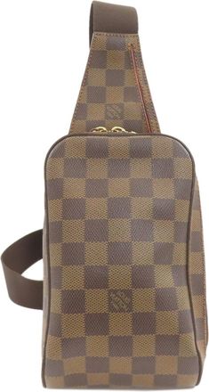 Louis Vuitton Damier Canvas Ebene Damier Canvas Sling Bag (Pre-Owned)