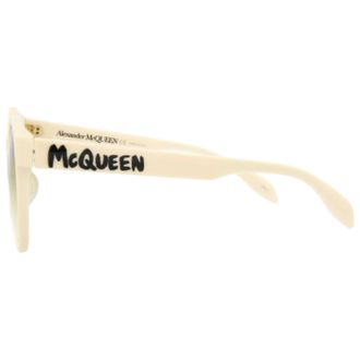 Alexander McQueen AM0349SA30012323004 Gradient Lens Sunglasses - White