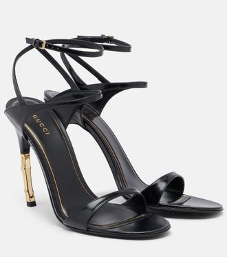Gucci Castello leather slingback sandals