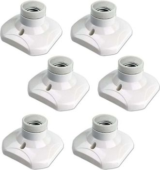 OEM Portal&aacute;mparas De Cer&aacute;mica, Aptos Para Luminarias, Portal&aacute;mparas De Rosca, Portal&aacute;mparas E27, Resistentes Al Calor, Aptos Para Garajes, S&oacute;tanos, &Aacute;ticos