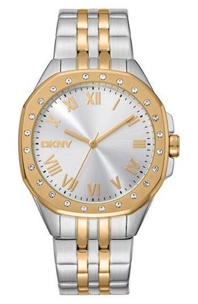 Gevril Group Two-Tone Bracelet Watch in Two-Tone Silver/Gold at Nordstrom Rack