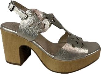 Wonders Schoenen Sandaal - Dames - Sandalen met hakken - Bruin - 39 EU - Schoenen