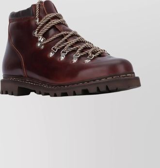 Paraboot leather lace-up ankle boots