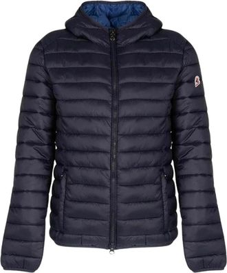 Invicta Gewatteerde jas met modelnaam - Heren - Winterjassen - Blauw - M - Jassen