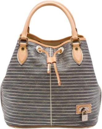 Louis Vuitton Pre-owned Eden Neo Bucket Bag - Dames - Vintage Tas - Grijs - ONE Size - Leer - Vintage