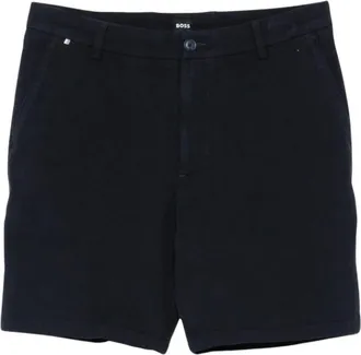 HUGO BOSS Heren, Korte broeken, Blauw, Maat: W35 Katoen