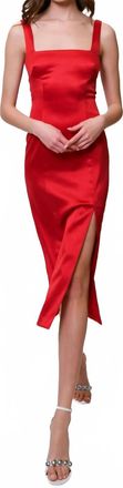 Hutch Angi Dress In Red