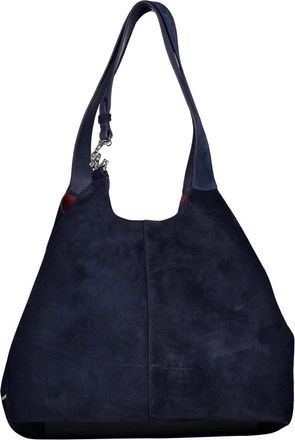 Coccinelle Borsa a spalla C-Easy in camoscio - - Bags - Donna - Blu - ONE SIZE