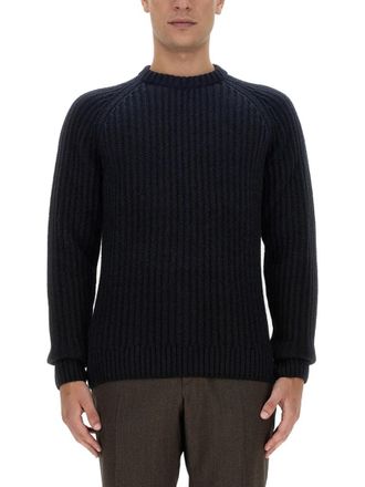 Brioni Dark Blue Knitted Sweaters