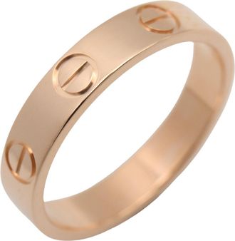 Cartier Gold Pink Gold (18K) Band Ring (Pre-Owned)