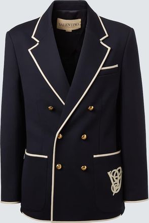 Valentino Blazer in jersey di lana