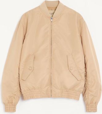 Valentino Valentino nylon bomber jacket with VGold
