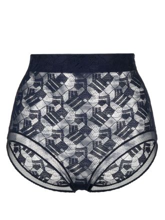 Eres Slip Calme a vita alta - Blu