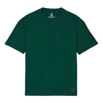 Converse Mens Converse Renew Solid Color Loose Pocket Short Sleeve Green 10020016-A05