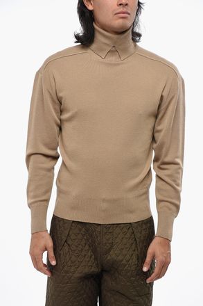 Burberry Maglia in Lana a Collo Alto Burberry