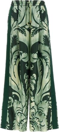 F.R.S. For Restless Sleepers Asteria Pants - Dames - Wijde Broeken - Groen - L - Broeken