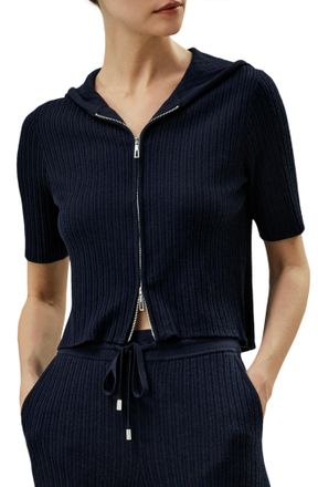 LilySilk Oasis Knit Hoodie
