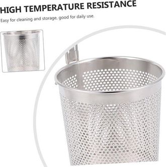 OEM Cesta Para Fre&iacute;r - Tamices Y Coladores - Cesta Para Empanadillas - Cesta Coladora Para Fideos - Para Cocinar - Colador De Alimentos - Plateado